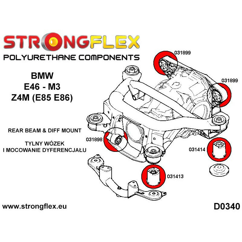 036119A Strongflex puente trasero bmw 46