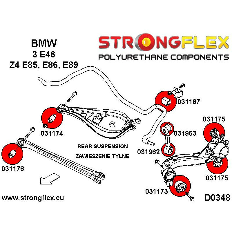 031173A Strongflex manguetas traseras BMW