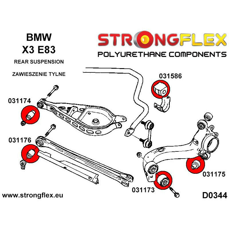 031173A Strongflex BMW rear knuckles