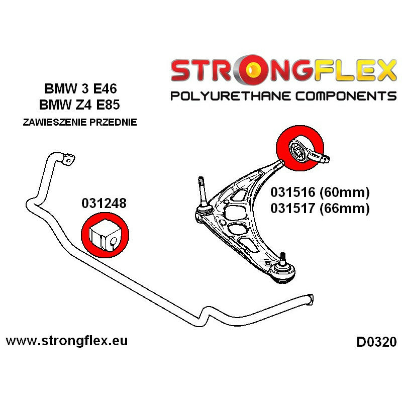 Strongflex complete kit e46 036145A