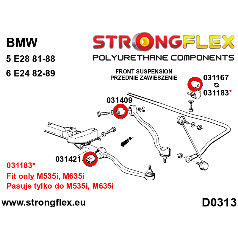 031183A Strongflex estabilizadora bmw
