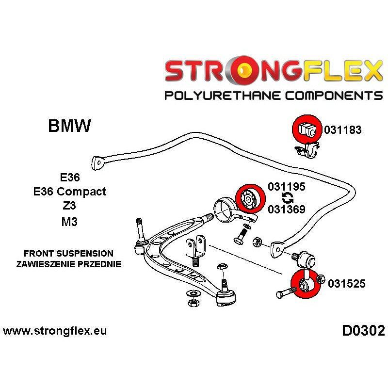 031369A Strongflex Brazos Delanteros (Excéntrico)