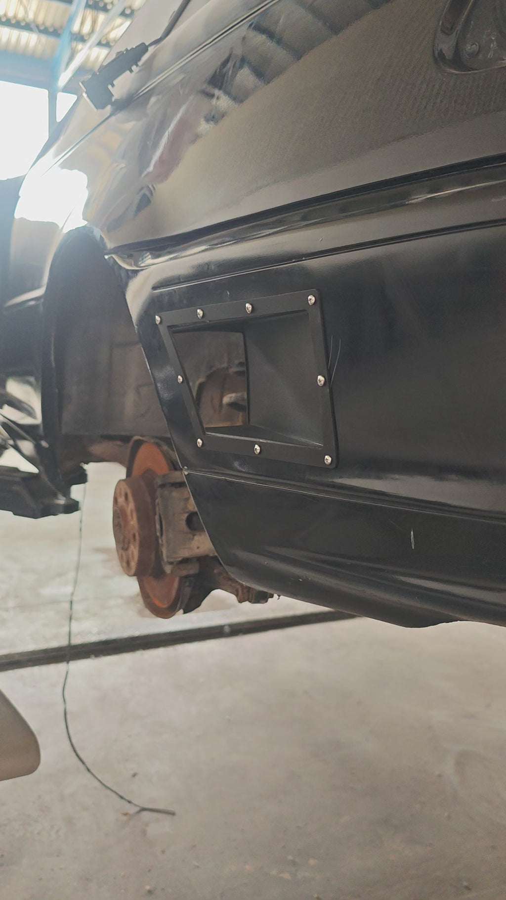 BMW E36 fins ventilation