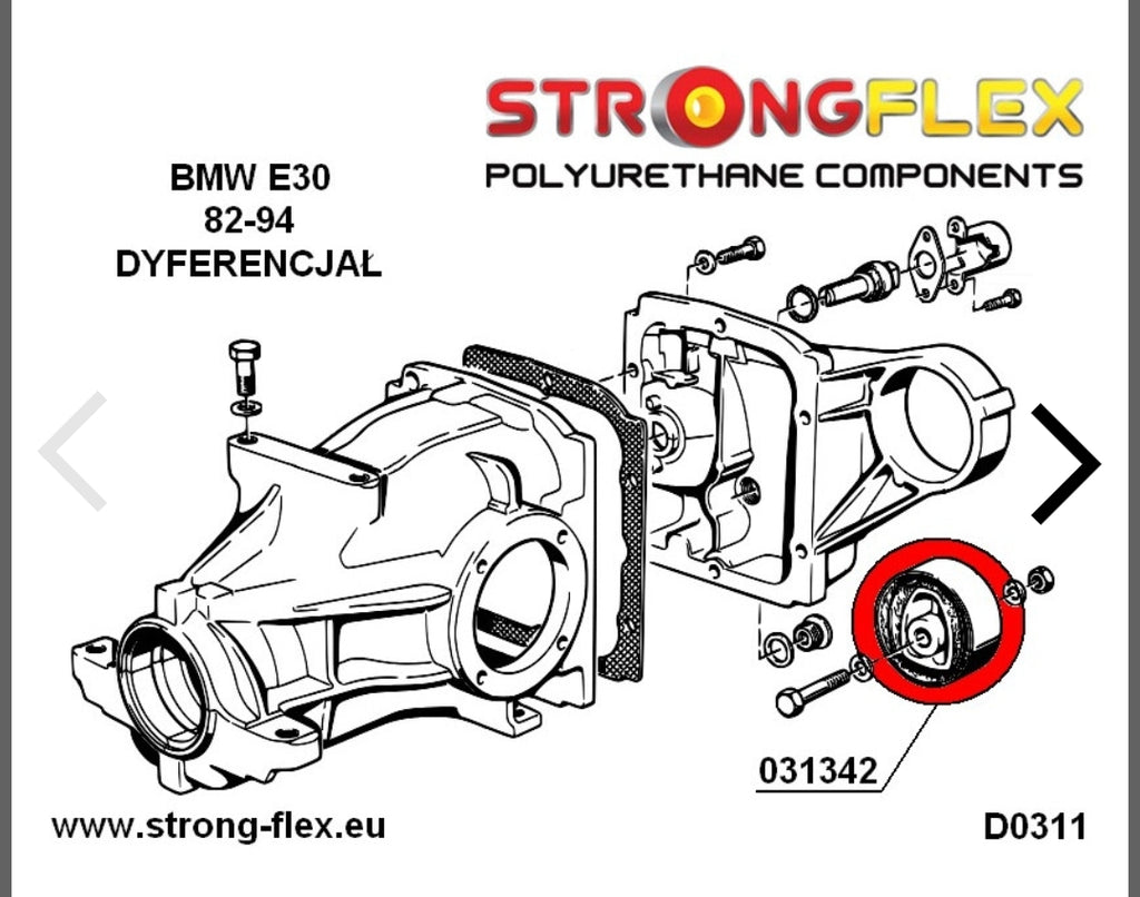 Strongflex kit completo bmw e30 036103A