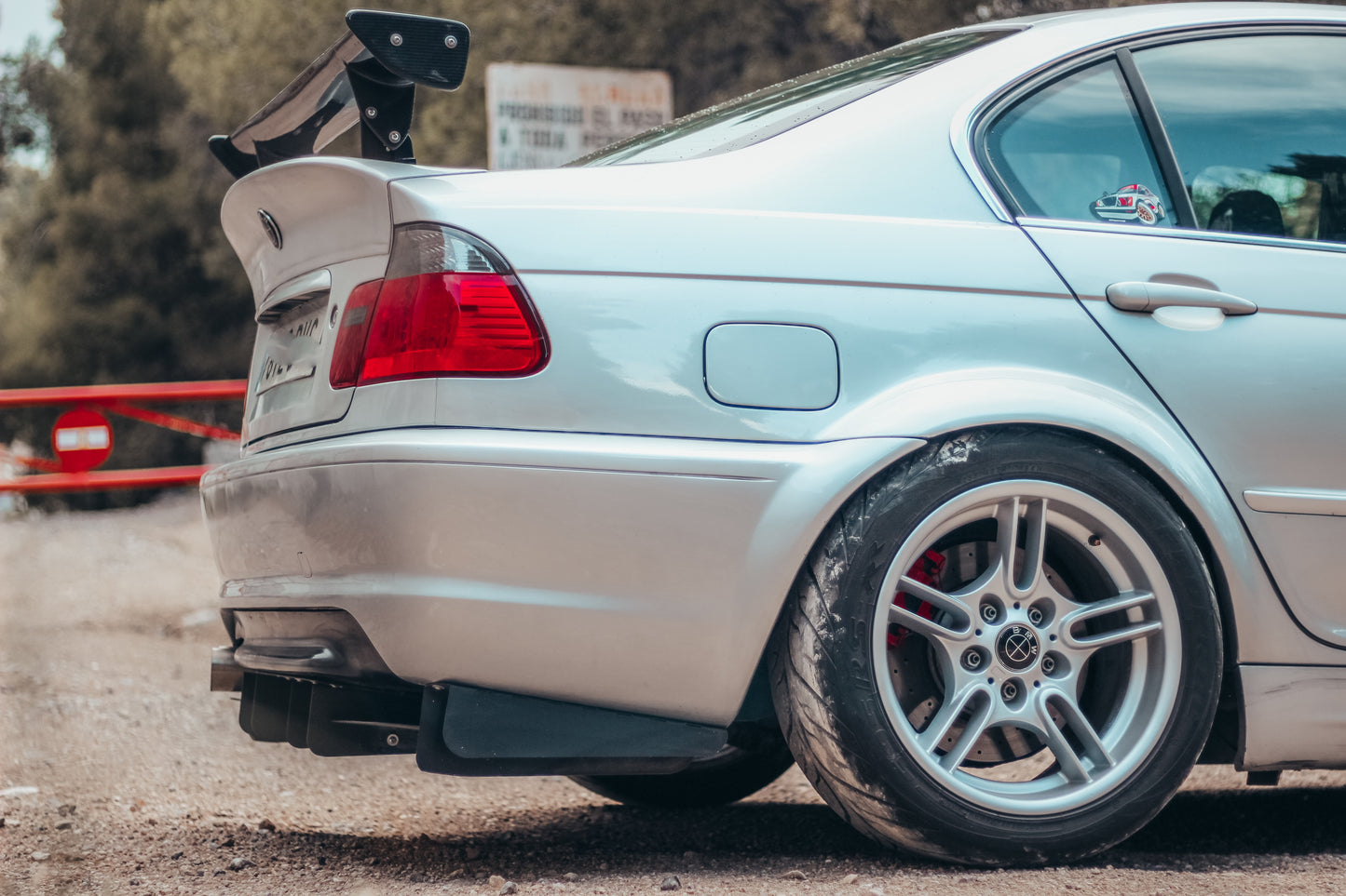 Rear diffuser for bmw E46