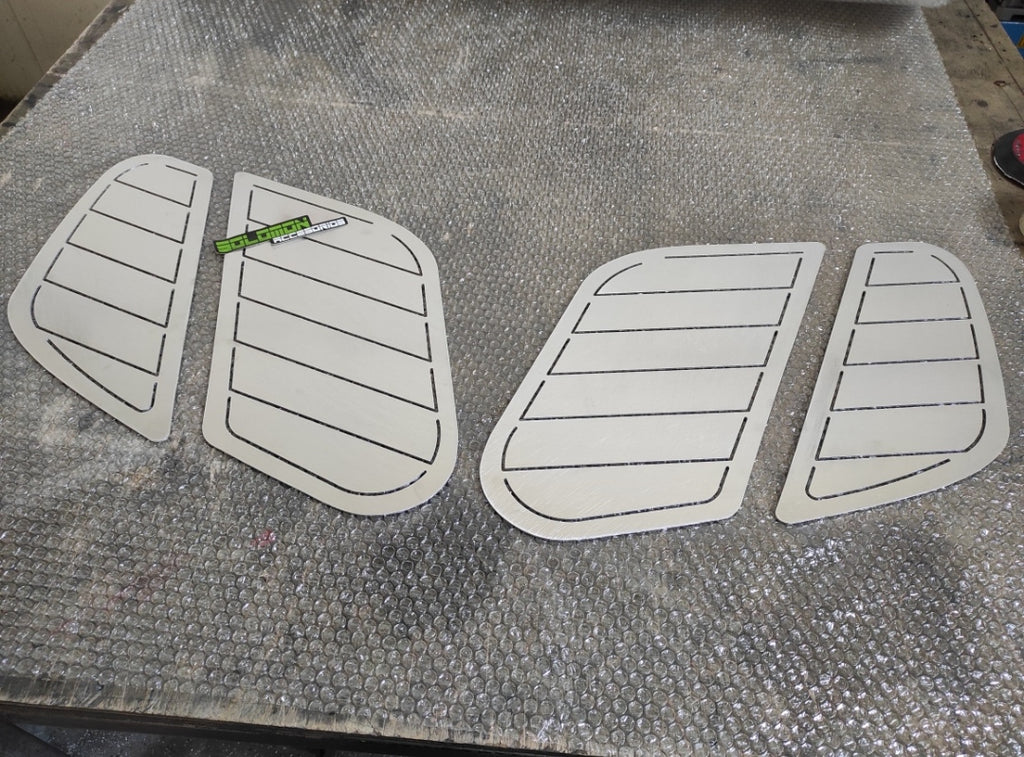 Rejillas capó estilo GTR bmw E46