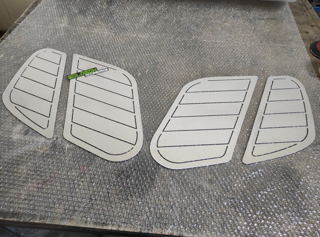 Rejillas capó estilo GTR bmw E46